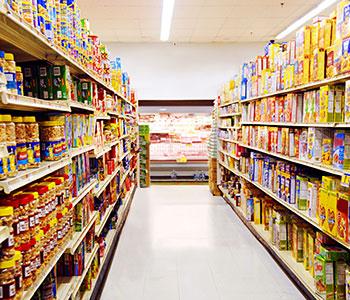 segurança de corredor de supermercado segurança de corredor de supermercado